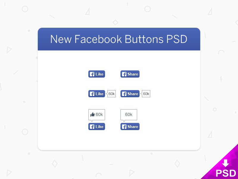 New-Facebook-Buttons