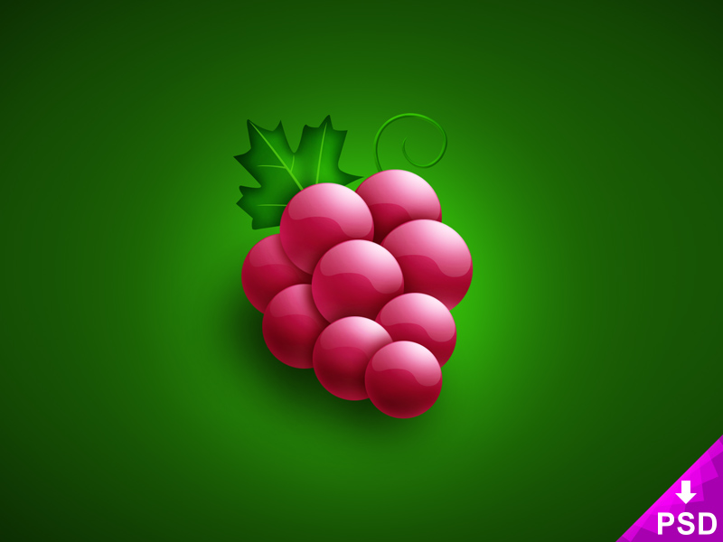 Cartoon Grapes Design