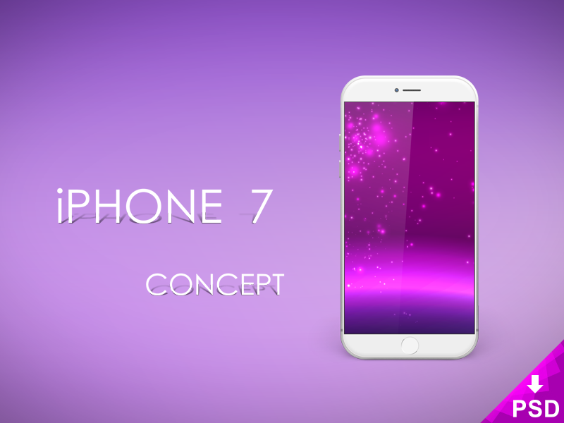iPhone 7 Concept Mockup