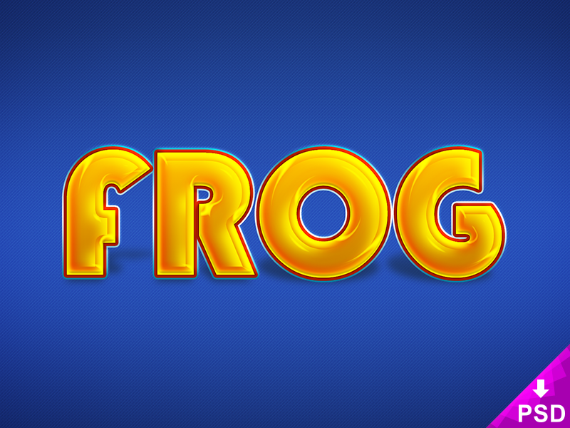 Frog Text Style