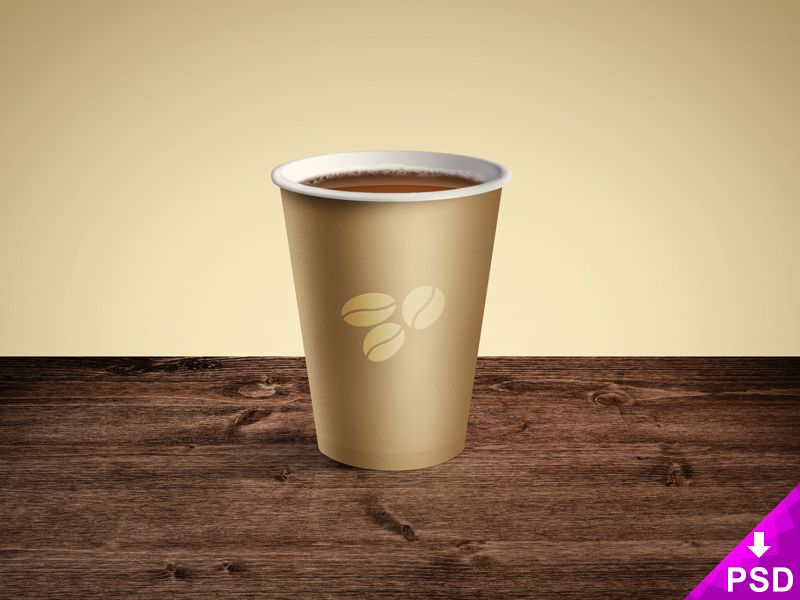 Coffee Paper Cup Mockup